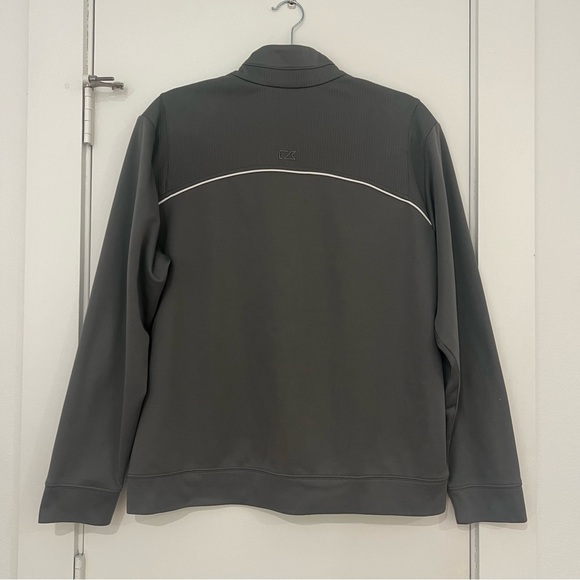 Oklahoma State Swinging Pete Cutter & Buck Golf Quarterzip - Picture 9 of 9